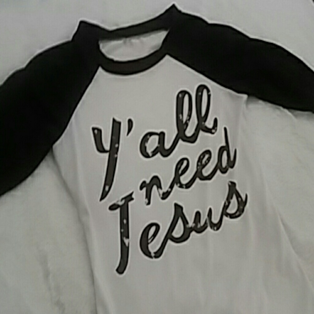 Message baseball tee